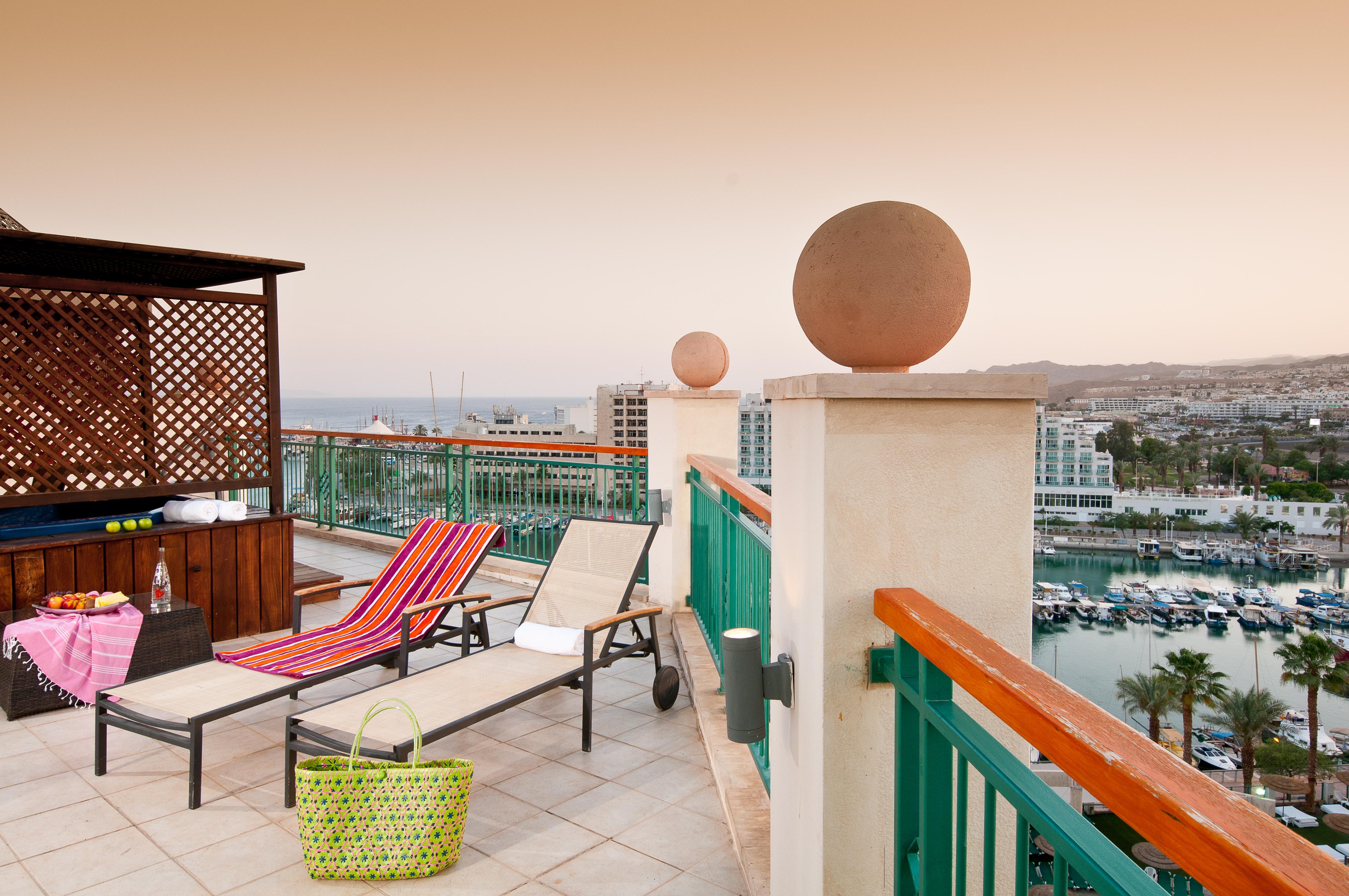 U Magic Palace Эйлат Экстерьер фото View from the rooftop